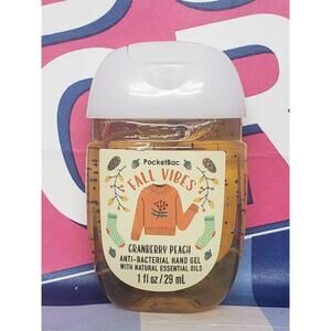 BBW FALL VIBES Cranberry Peach PocketBac Refill x5 Packs Total